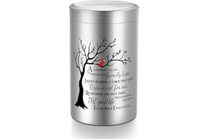 SOITIS Small Urns for Human Ashes Keepsake, 3.54 Inch Mini Urn for Human Ashes, Memorial Keepsake for Men Women, Cremation Ur
