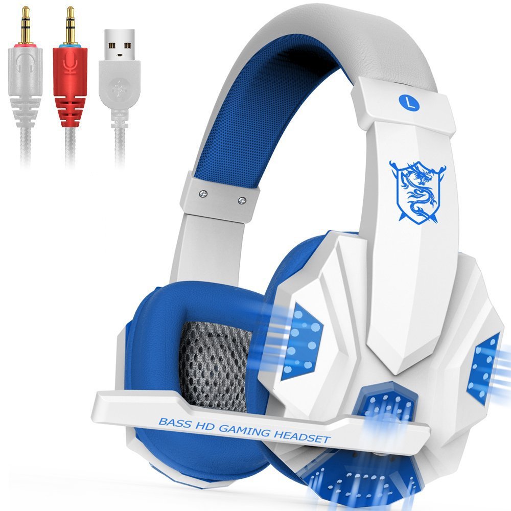 Conpush Gaming Headset Auriculares Estéreo LED Retroiluminado ...