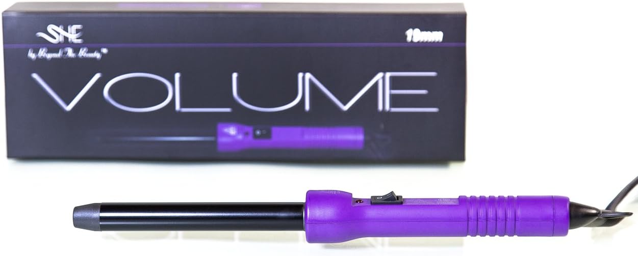 Volume curling style ~Beyond the Beauty~ clipless design 19mm (purple)