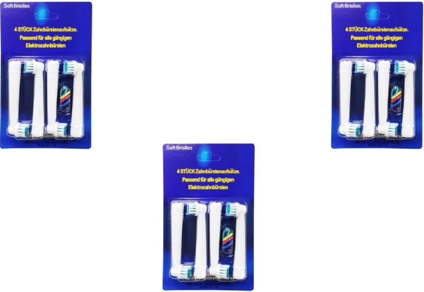 Amazon ブラウン Eb17 4 オーラルb 互換 替えブラシ 4本入りx3セット 12本 ソフトブラシ Eb17 4 Glm 替えブラシ 通販