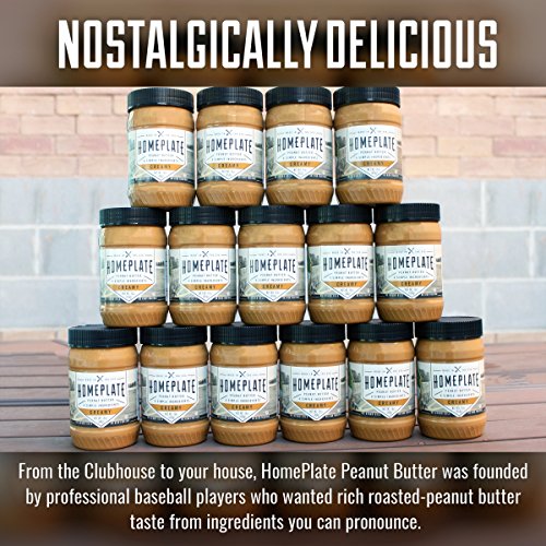 HomePlate Peanut Butter, Creamy, All Natural, No Stir, Non-GMO, 16 oz. Jar
