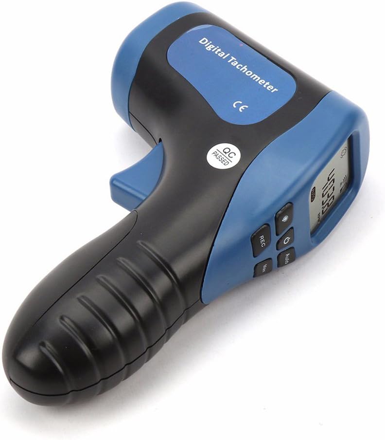 RGBS Non-Contact Digital LCD Handheld Laser Photo Tachometer RPM Tach Gun Motor Speed Meter Guage Tester Measuring Range 2.5-99999 - Image 5