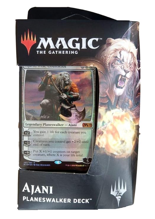 Wizards Of The Coast Core Set M2019 - Planeswalker Deck Englisch - MTG Magic The Gathering, Deck:Ajani