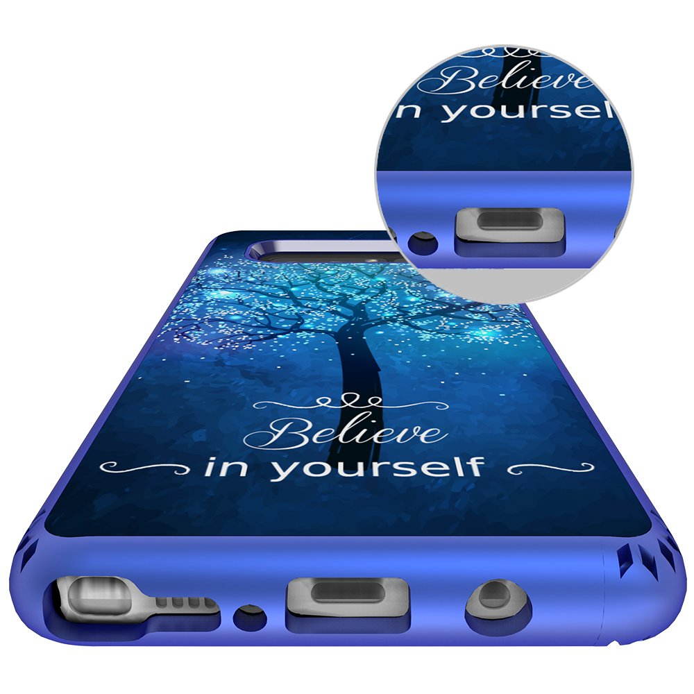 Galaxy Note 8 Case, MagicSky Shockproof Slim Corner Protection with Resilient Shock Absorption Rubber Protective Case Cover for Samsung Galaxy Note8 (2017) 6.3 Inch - Believe in yourself