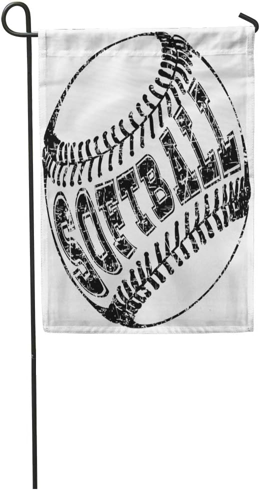 Best Softball Garden Flag