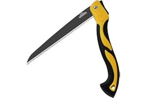 Kemaier 10 Inch Folding Saw - Lightweight SK-5 Steel Hand Saw for Pruning, Tree Cutting, and Wood Cutting, Ideal for Camping, Hiking, Gardening, and Outdoor Activities, Essential Garden Tools