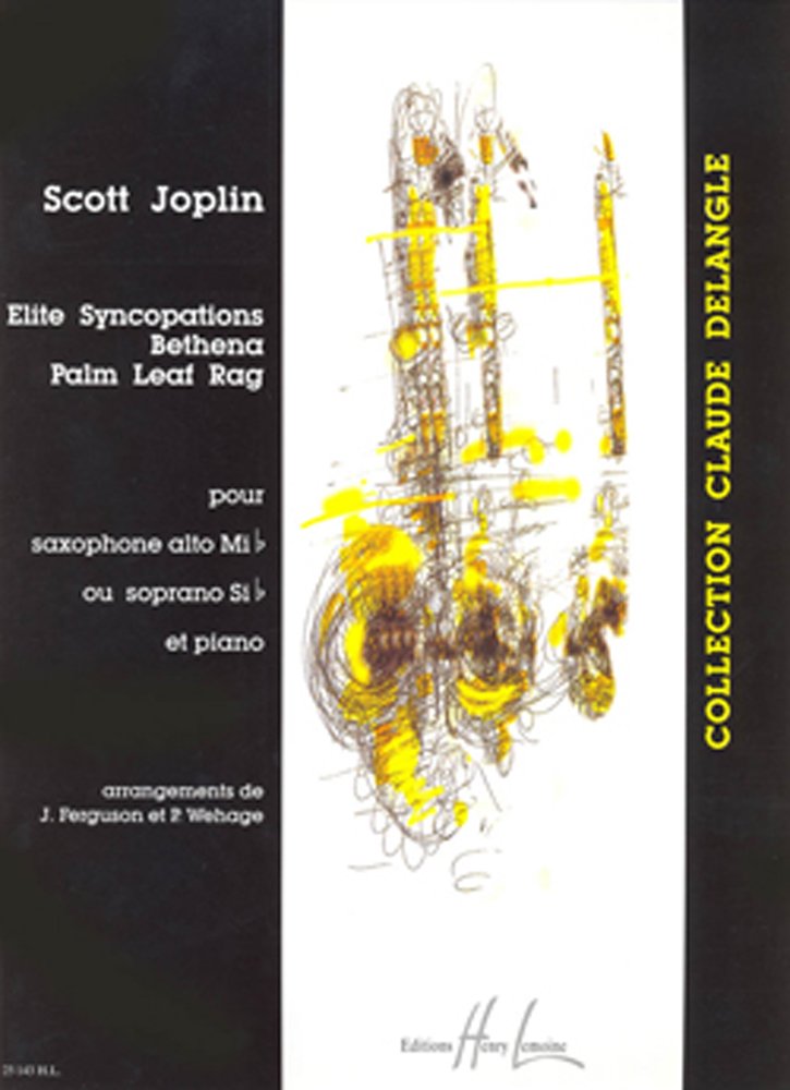 Elite Syncopations, Bethena, Palm Leaf Rag (Saxophone and Piano)