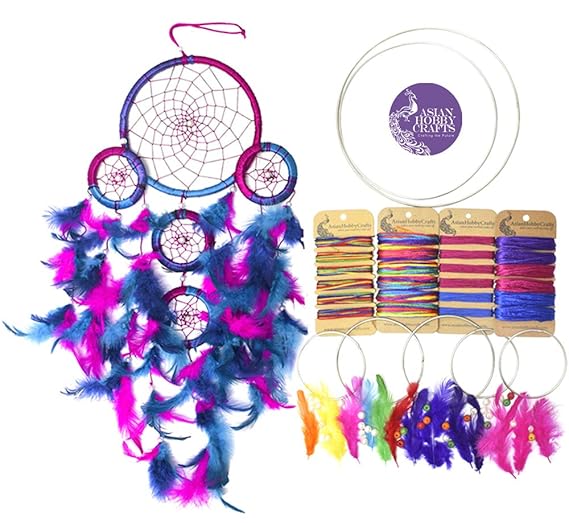 Buy Asian Hobby Crafts DIY Dream Catcher Kit (Large) Online at Low