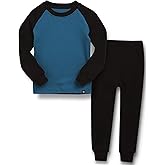 VAENAIT 6M-12Y Toddler Toddler Kids Toddler Girls Boys Soft Comfy Modal Tencel Solid Raglan Sleepwear Pajamas Pjs 2pcs Set