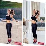Te-Rich Skipping Rope with Counter Adjustable Ropeless Indoor Gym Cable Handles view 3