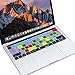 XSKN Photoshop English Shortcut Silicone Keyboard Skin Cover for 2016 2017 2018 Released MacBook Pro 13.3