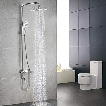 Lonheo 3 Way Shower System With Thermostat Design Shower Column