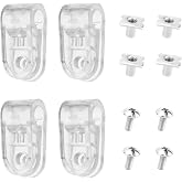 Football Helmet Facemask Clips for Riddell Speedflex &amp; Schutt 7 Repair Kit | 4 PCS Football Helmet Face Mask Hardware Kit Including Screws &amp; Nuts for Riddell Youth &amp; Adult Football Helmet