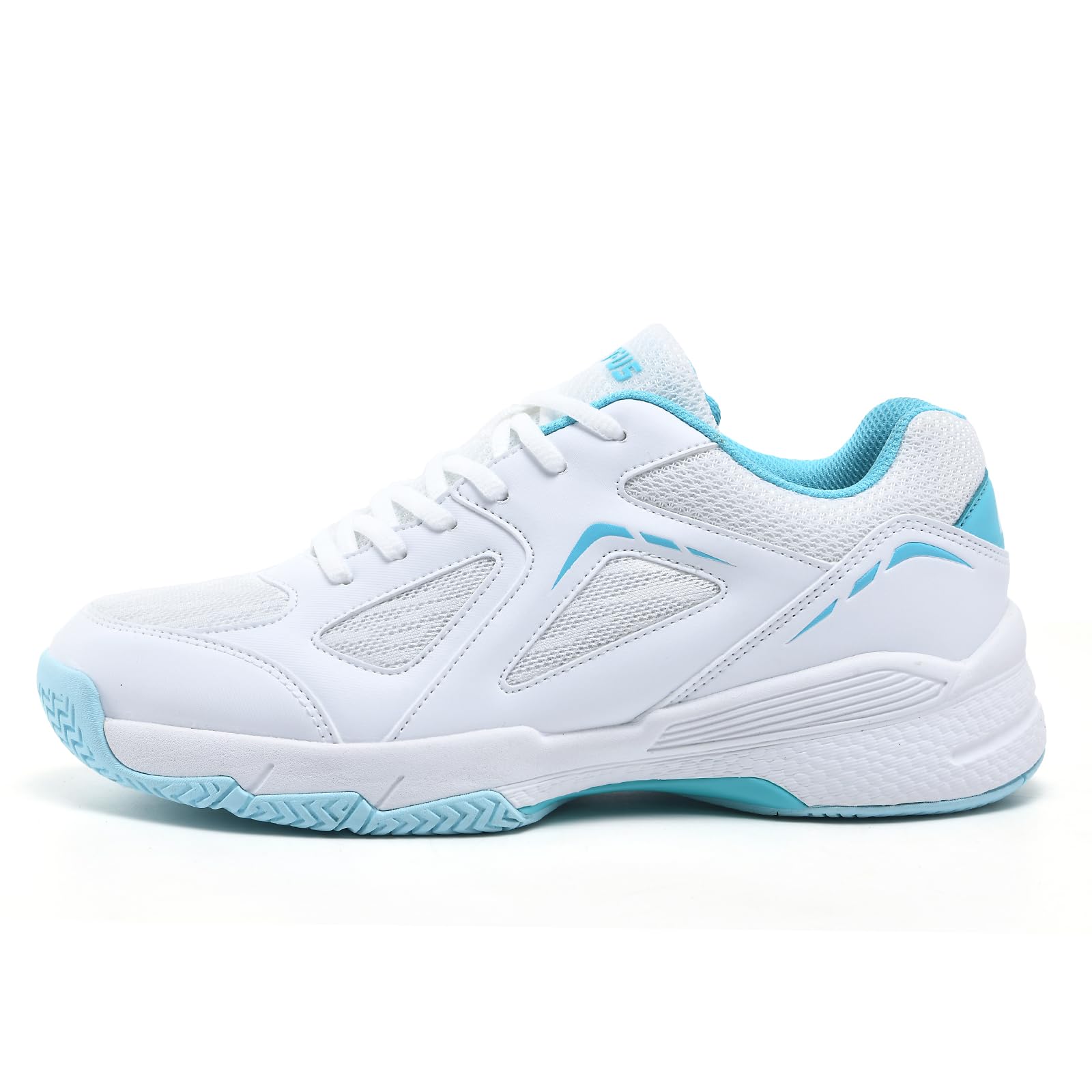 Photo 1 of (please see all images) LEFUS Women's Pickleball Shoes - AMZ-P601, Non-Slip, Cushioning, Anti-Torque, Breathable Court Shoes (P601 Blue, 9.5)