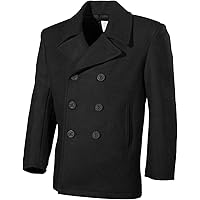 Nautica Men's Wool Blend Peacoat – Double-Breasted Winter Coat