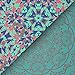 Gaiam Yoga Mat Premium Print Reversible Extra Thick Non Slip Exercise & Fitness Mat for All Types of Yoga, Pilates & Floor Workouts, Kaleidoscope, 6mm