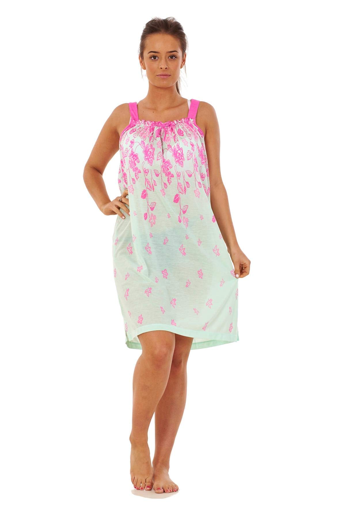 ladies cotton strappy nightdresses