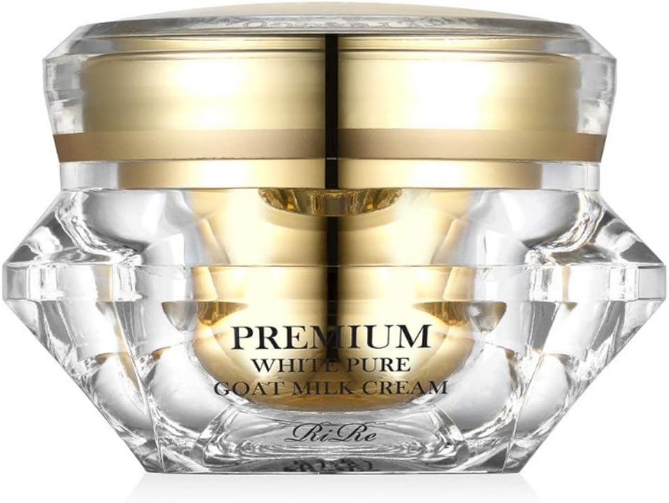 Premium White Pure Goat Milk Cream/50g for Whitening/Wrinkle Preventing/Anti-aging