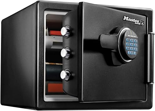 Master Lock Caja Fuerte de Seguridad [Ignifuga y Resistente al Agua] [Combinación Digital] [Large] -LFW082FTC, Negro: Amazon.es: Bricolaje y herramientas