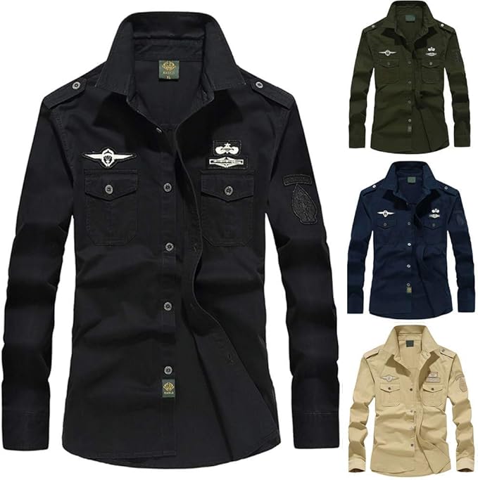 Amazon シャツ メンズ 長袖 オシャレ ストライプ ビジネス セーター