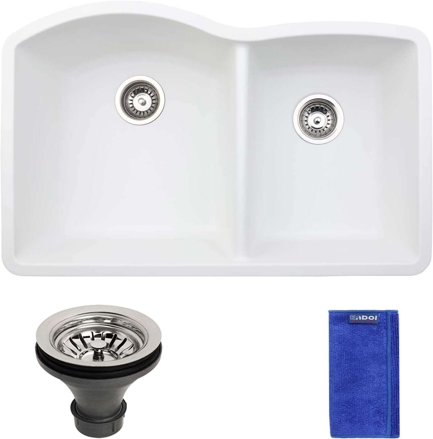 Best 33 X 22 White Porcelain Kitchen Sink