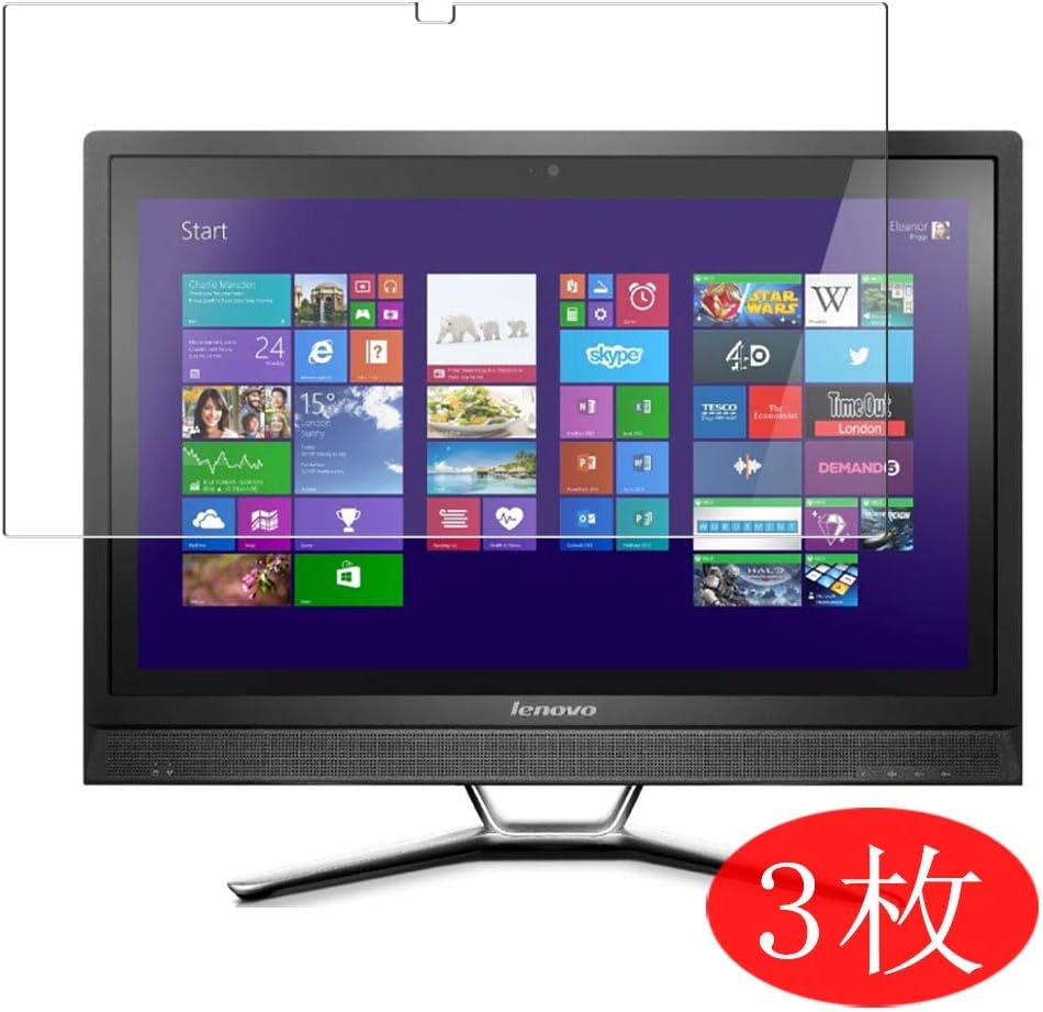 【3 Pack】 Synvy Screen Protector for Lenovo c460 AIO 21.5" All in ONE TPU Flexible HD Film Protective Protectors [Not Tempered Glass]