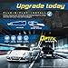 Optix P.RA 60W 6000LM LED Headlight Conversion Kit - 880 881 893 899 Fog Light Bulbs - 6000K 6K Diamond White - Premium Epistar COB Chip - Fanless All-in-One Plug and Play Design
