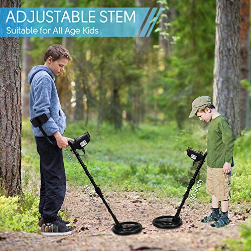 RM RICOMAX Metal Detector for Kids Gold Detector with LED Flash Indicators, Professional Designed Educational Tool & Perfect Gift for Kids & Teens (8-16 Years Old), Waterproof Detectors