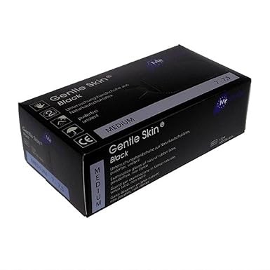 Meditrade 1224M Gentle Skin Black, 1er Pack (1 x 100 Stück)