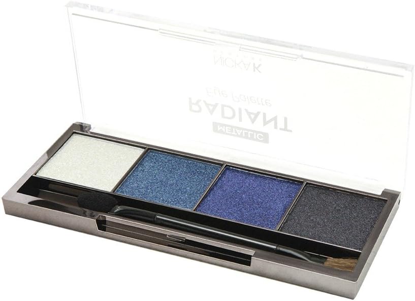 Nicka KMetallic Radiant Eye Shadow Palette - Mercury