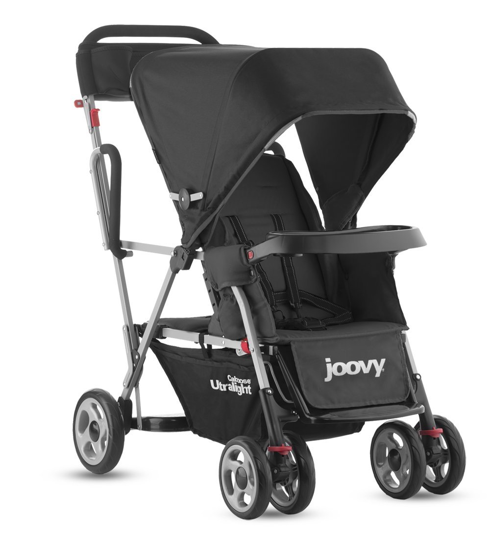 Joovy Caboose Ultralight Stroller, Black Tandem