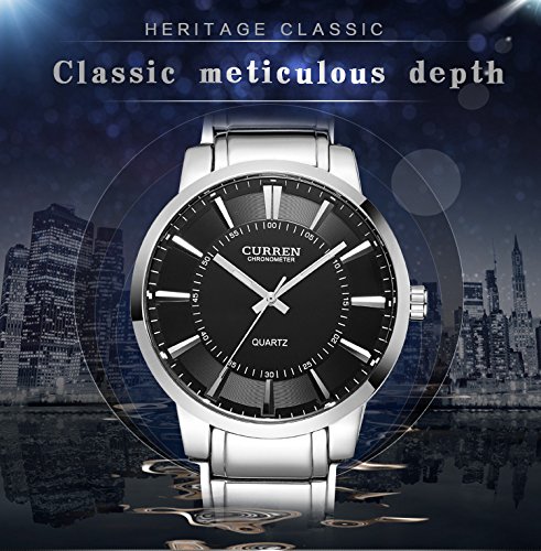 Relojes Militares Marca de fábrica Superior para Hombres Reloj Deportivo de Moda de los Hombres de la Marca de Moda Negro Grande - Imagen 6
