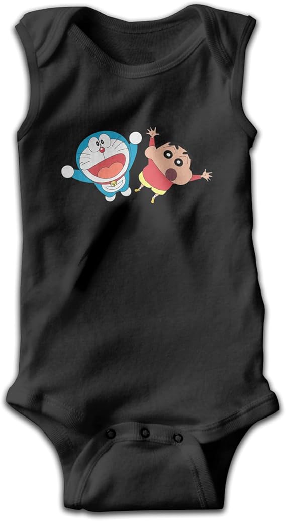 Amazon Co Jp クレヨンしんちゃんとドラえもん ノースリーブベビー服 半袖ボディオール 新生児 パジャマ 肌着 ロンパース ジャンプスーツ 赤ちゃん ボディスーツ カバーオール 服 ファッション小物