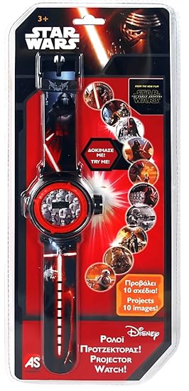 Star Wars - Disney Reloj Digital con proyector 1027-64127: Amazon ...