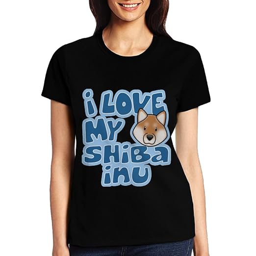 Amazoncom Ojinwangji I Love My Shiba Inu Woman Fashion 3d