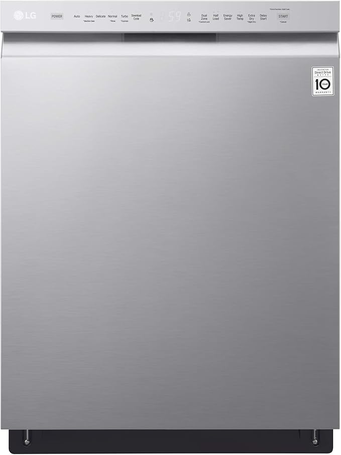 lg quadwash stainless steel dishwasher
