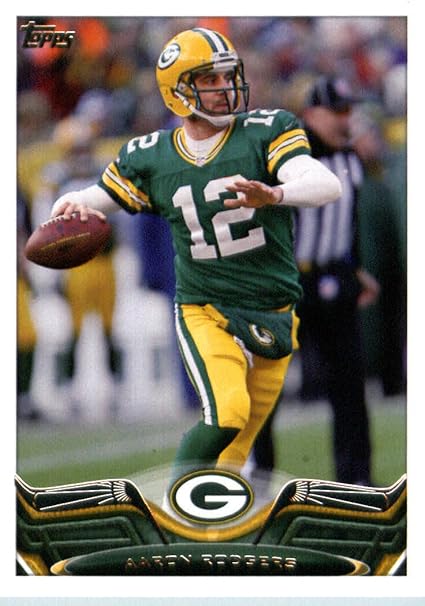 2013 Topps NFL Football Card 300 Aaron Rodgers Green Bay Packers At 