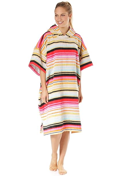 Billabong Womens Hooded Changing Robeponcho Serape N4br03