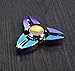 Hand Spinner Fidget Toy,Sunandy Novelty Alloy Rainbow Colorful Tri-Spinner Finger Toy High Speed Stainless Bearing Fidget EDC Focus Toy Stress/Anxiety Relief Toy Gifts For Adults/Kids