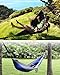 Attmu Set of 2 Hammock Straps Hanging Tree Straps - Camping Accessories Supplies Include 2 Ultralight Suspension Straps + 2 Heavy-Duty S Hooks