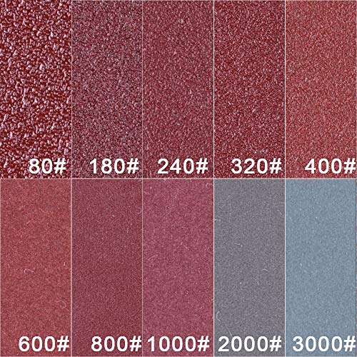 image for SIQUK 200 Pcs 2 Inch Sanding Discs with 1 pc 1/4 Inch Shank Backing Pa