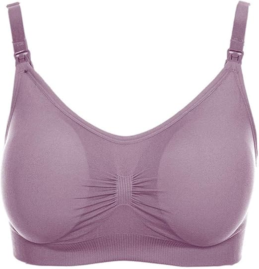 Seamless Nursing Maternity Bra Padded Breastfeeding Comfort