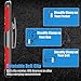 Tekcoo for Moto Z Play Case, for Moto Z Force Holster Belt, [Hoplite] Shock Absorbing [Red] Locking Clip Defender Full Body Kickstand Carrying Armor Cases Cover for Motorola Moto Z Force/Play Droid