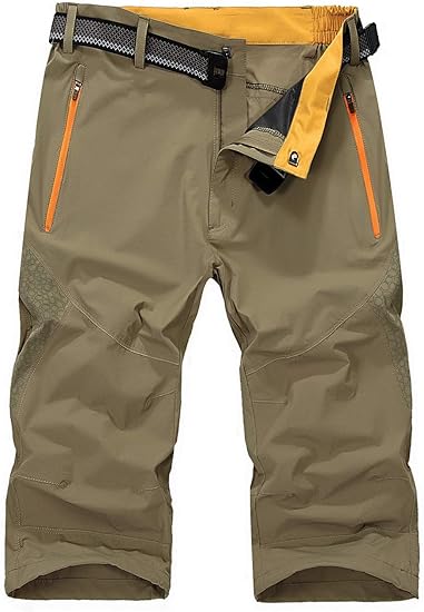 Amazon Kefitevd アウトドア サイクルパンツ メンズ 登山パンツ ハーフ トレーニングパンツ 速乾 7分丈パンツ ランニング 半ズボン 通気 作業用 アウトドア ショート ハーフパンツ 通販