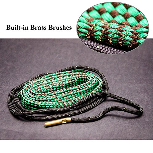 2-Pack Bore Cleaner Snake Rifle Shotgun Gun Cleaning Kit for .22, .223, 5.56mm&12 GA - Thumbnail 2