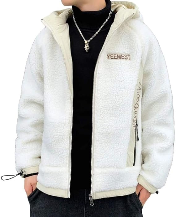 shearling hoodie mens