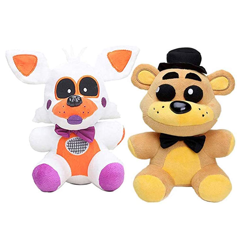 Anjinguang FNAF Plüschtiere – 18 Cm Große Figuren Wie Springtrap, Foxy & Bonnie, Weich & Kuschelig, Perfekt Für Fans