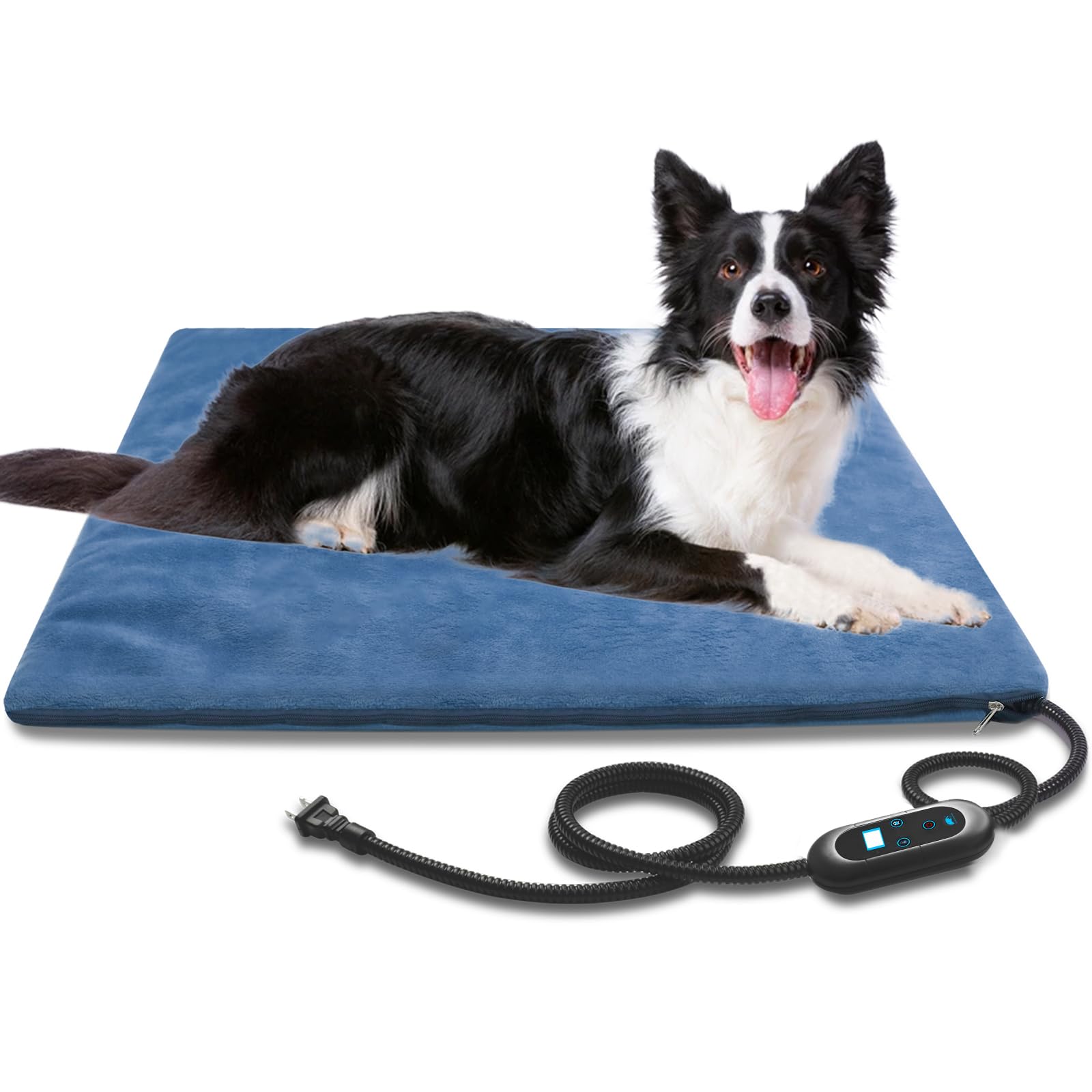 Picture of SHYLOME Medium Size Pet Heated Pad Electric Heating Pad for Dogs ...