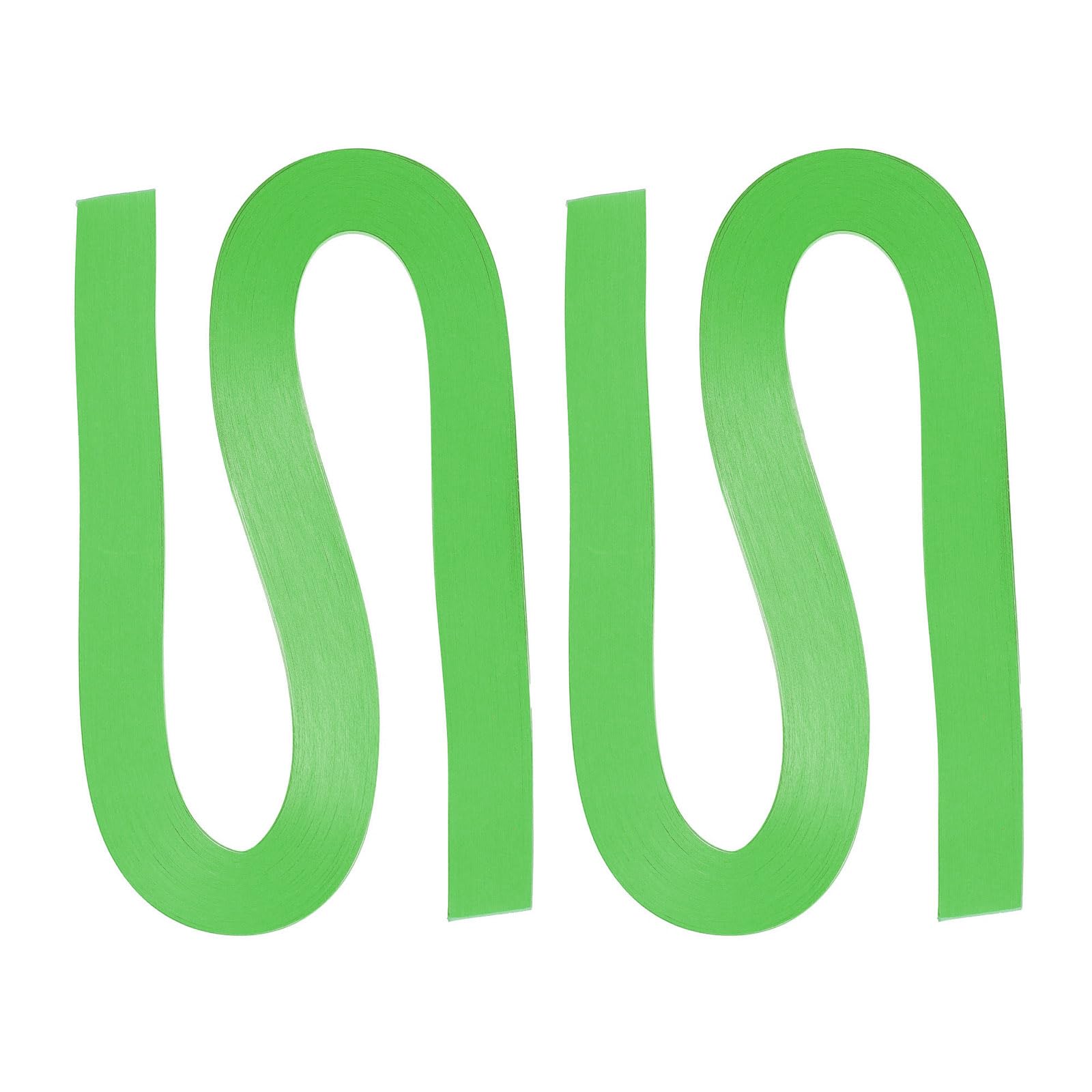 PATIKIL 240pcs Quilling Strips Paper 1/8"(3mm) 21"(54cm) Origami Paper Quilling Strip for Art DIY Hand Craft Christmas, Grass Green