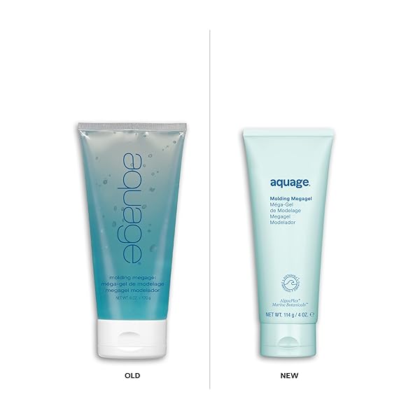 AQUAGE MOLDING MEGAGEL – PROFESSIONAL FIRM-HOLD STYLING GEL FOR WET LOOKS, SCULPTED BLOWOUTS & HIGH-GLOSS FINISH – LIGHTWEIGHT, NON-FLAKING, HUMIDITY-RESISTANT HAIR GEL FOR ALL HAIR TYPES – 4 OZ